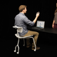 Illustration for article titled This Office Chair Was Built For Two Butts